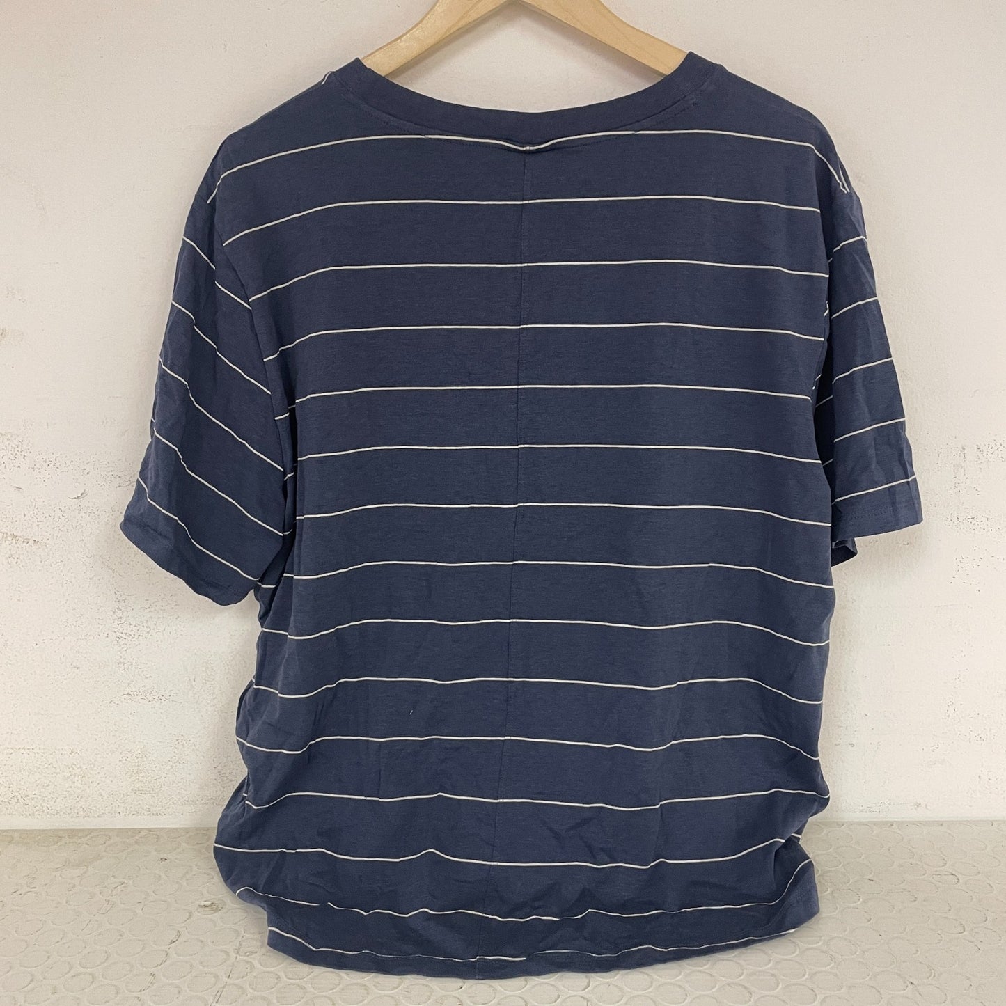 Calia Women's Everyday Relaxed Tee High-Low Hem Striped Ardosia WCG14002