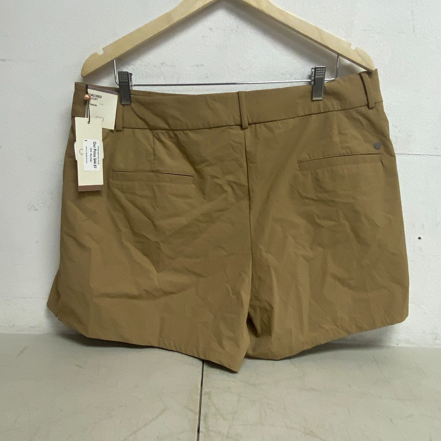 Calia Womens 5" Tailored Short Sahara Sand WCG34001 BRAND NEW