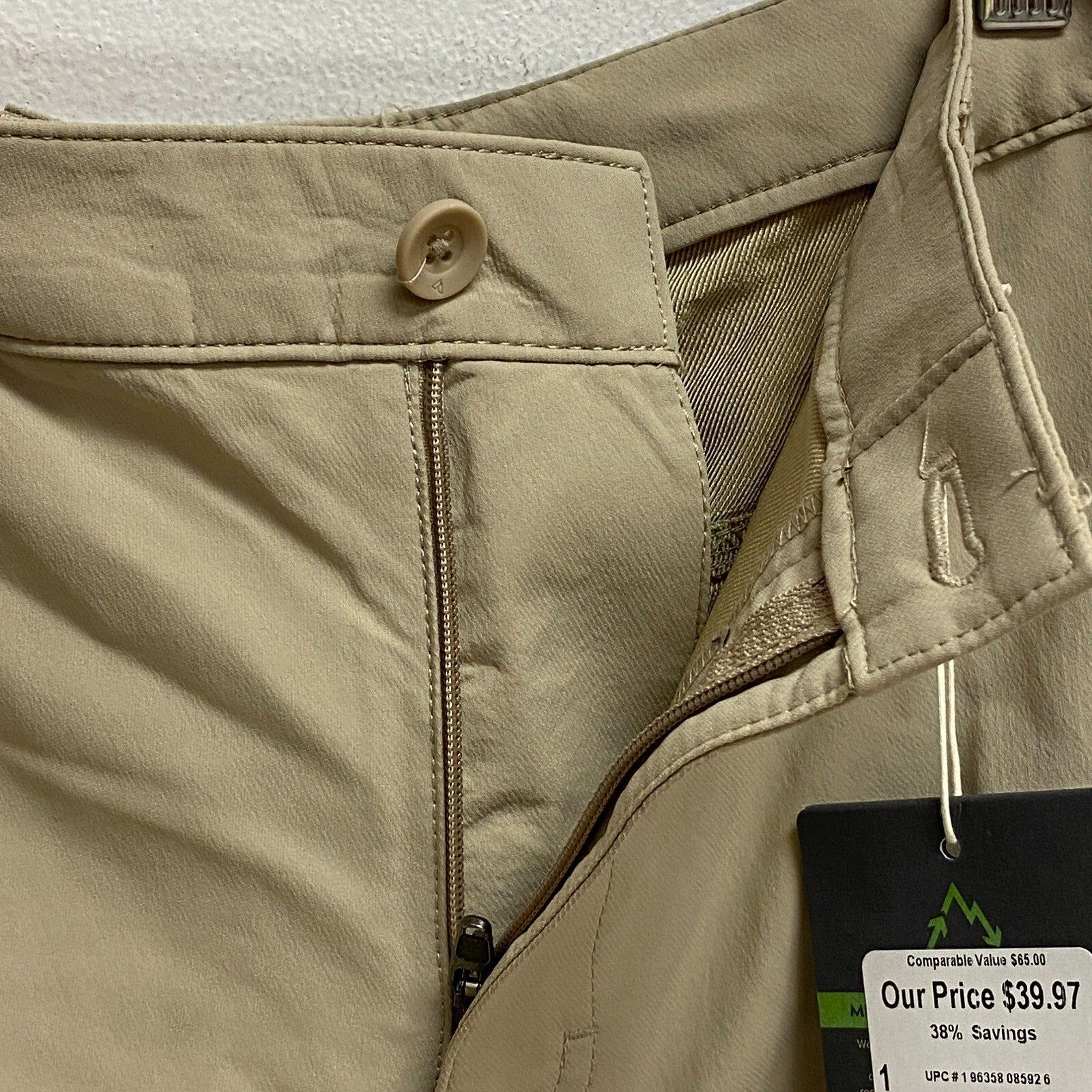 Alpine Design Mens AD M TrailHead Jogger Tan Solid Stylish Trendy ADM22902