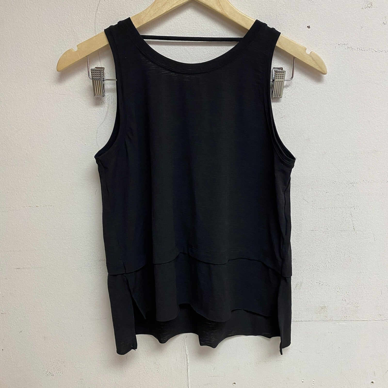 CALIA WOMEN'S Trapeze Performance Tank Pure Black Sleeveless Solid WAX11268