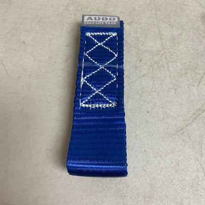AUGO Soft Loop Tie Down Straps 4-Pack 1,500 lb 4,500 lb Break Strength Blue 1
