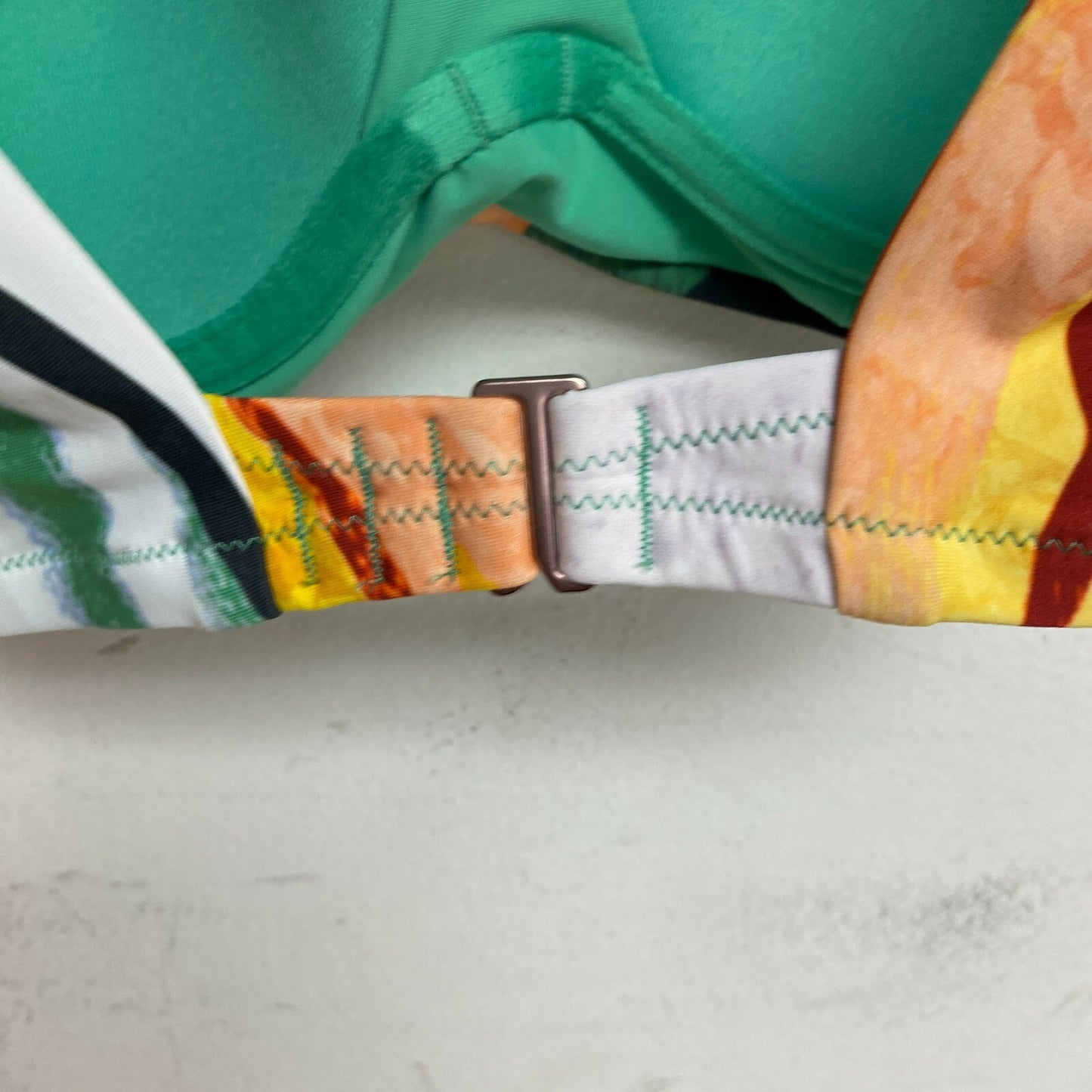 Calia Womens Powersculpt Swim Bikini Top Painterly Floral Multi WSA22208PRT