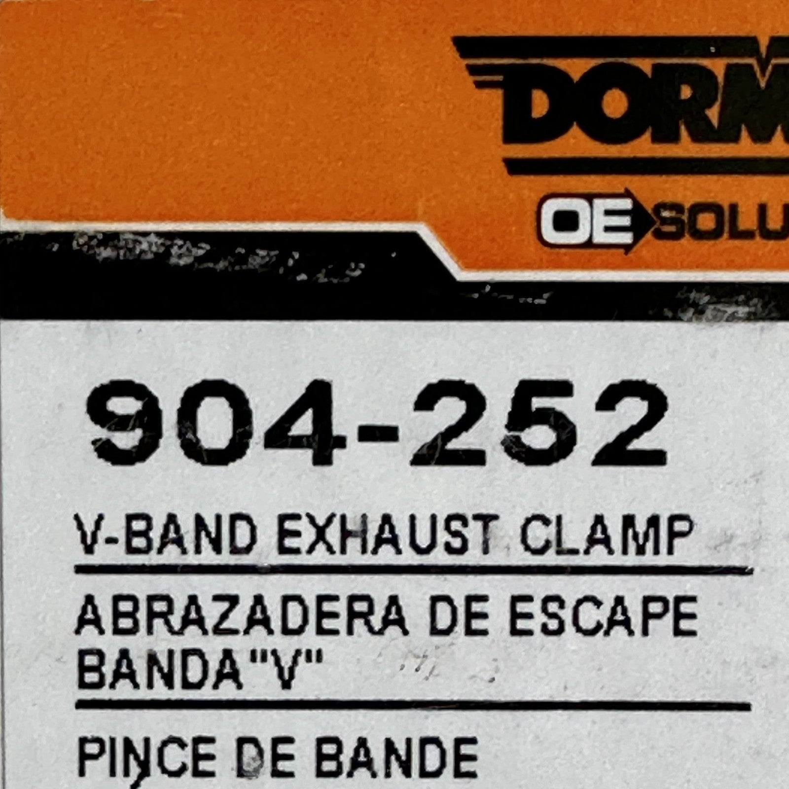 Dorman 904-252 Stainless V-Band Exhaust Clamp for 05–10 Ford Down Pipe
