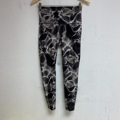 Calia Women's Core Essential 7/8 Floral Leggings Aquatic Gray WAX32236PRT New