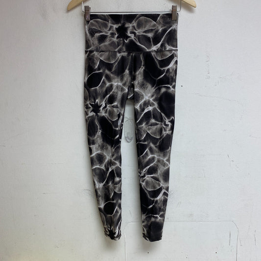 Calia Women's Core Essential 7/8 Floral Leggings Aquatic Gray WAX32236PRT New