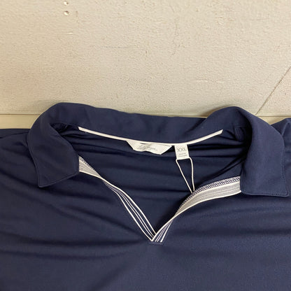 Lady Hagen Women's Polyester Short Sleeve Polo Navy Blazer/ White WGH11472 New