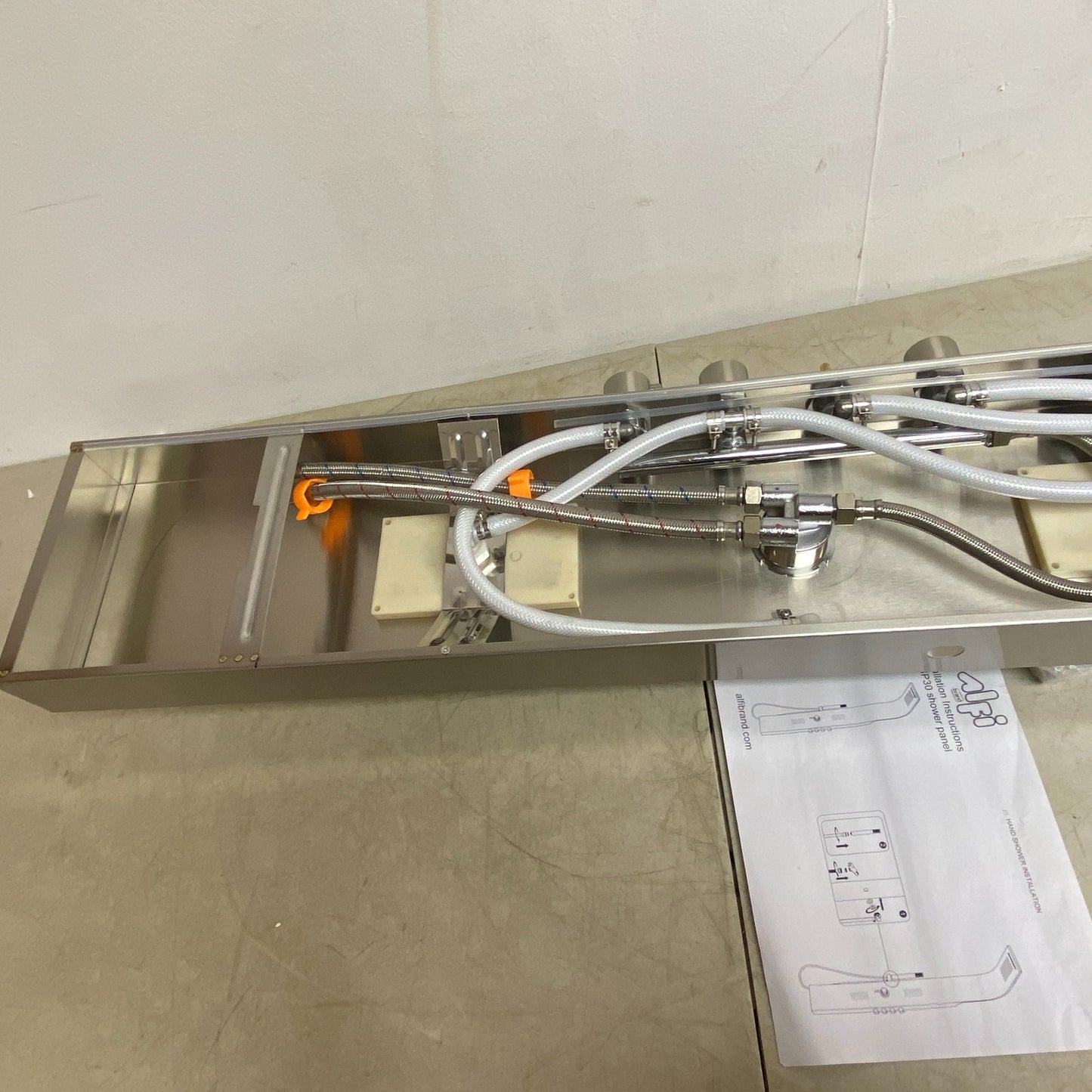 ALFI brand ABSP20 Alfi Trade Pressure Balanced Shower Panel - Stainless Steel