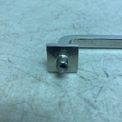 Signature Hardware 4'' Klein Solid Brass Cabinet Pull - Polished Nickel