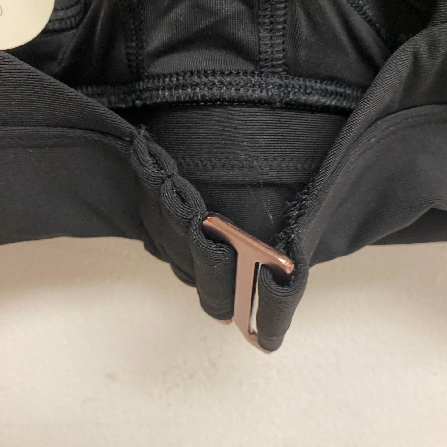 CALIA Women's Swim HIGH Support NECK TOP PURE BLACK WSA22207 Brand New!