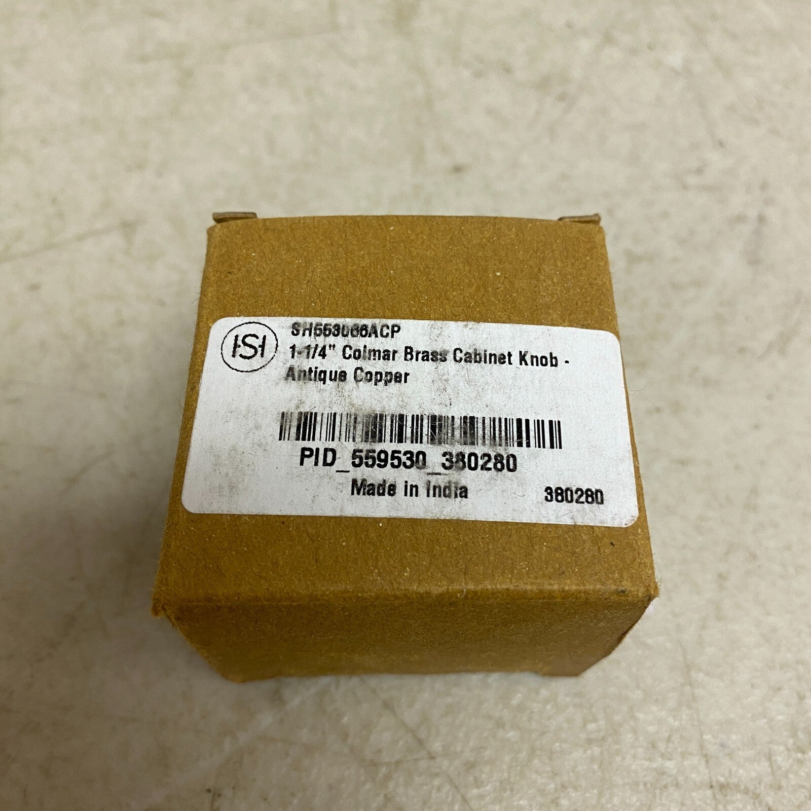 Signature Hardware 1-1/4" Colmar Brass Cabinet Knob - Antique Copper