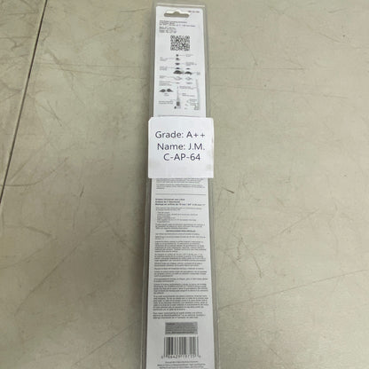 Metra 44-UL10 Universal Locking Retractable Car Antenna  1″ Hole Black