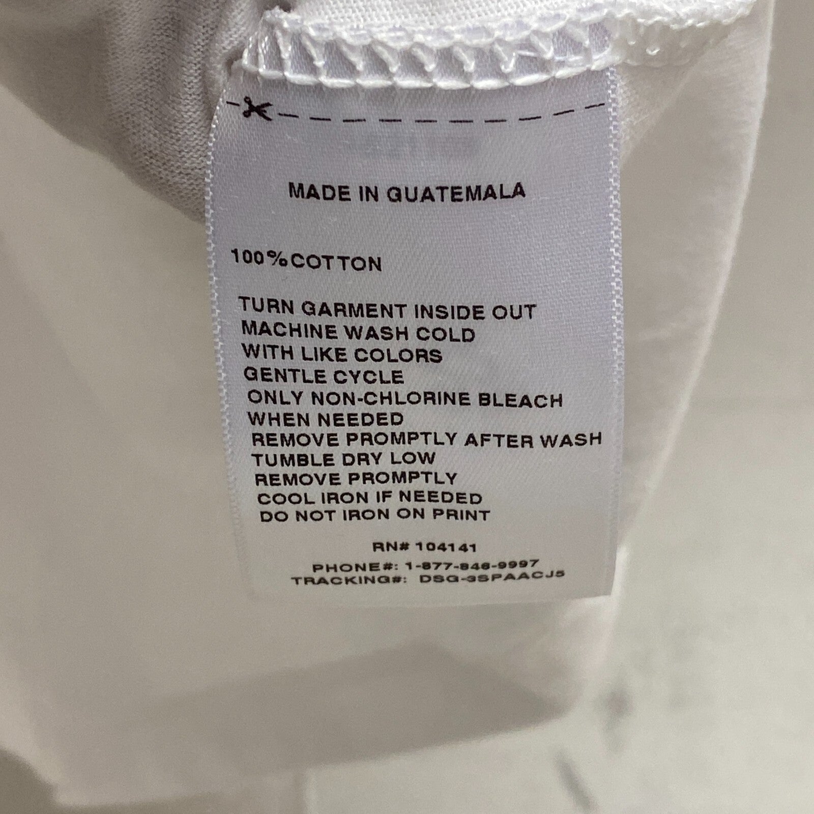 DSG Boys Training Solid Relaxed Cotton Graphic Print Tee Pure White DAB21108