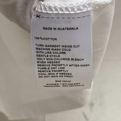 DSG Boys Training Solid Relaxed Cotton Graphic Print Tee Pure White DAB21108