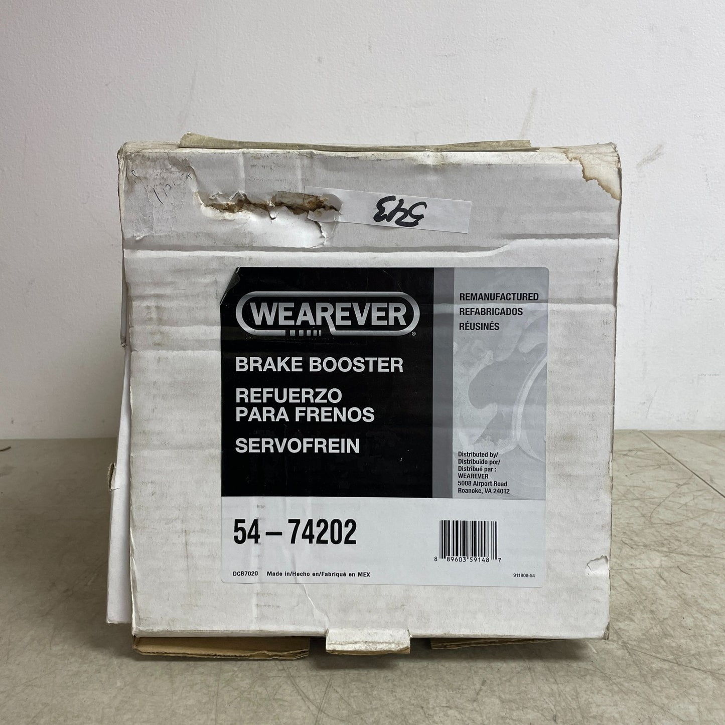 Carquest Wearever 54-74202 Vacuum Brake Booster Steel Single Diaphragm 11"