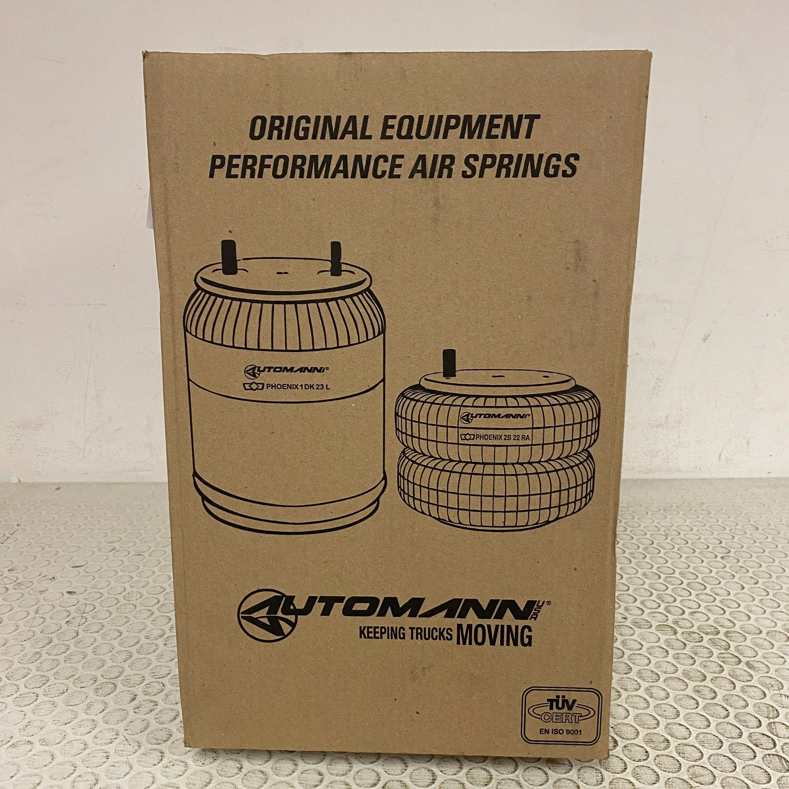 Automann Phoenix Rolling Lobe Air Spring Assembly Black AB1DK23N-9367