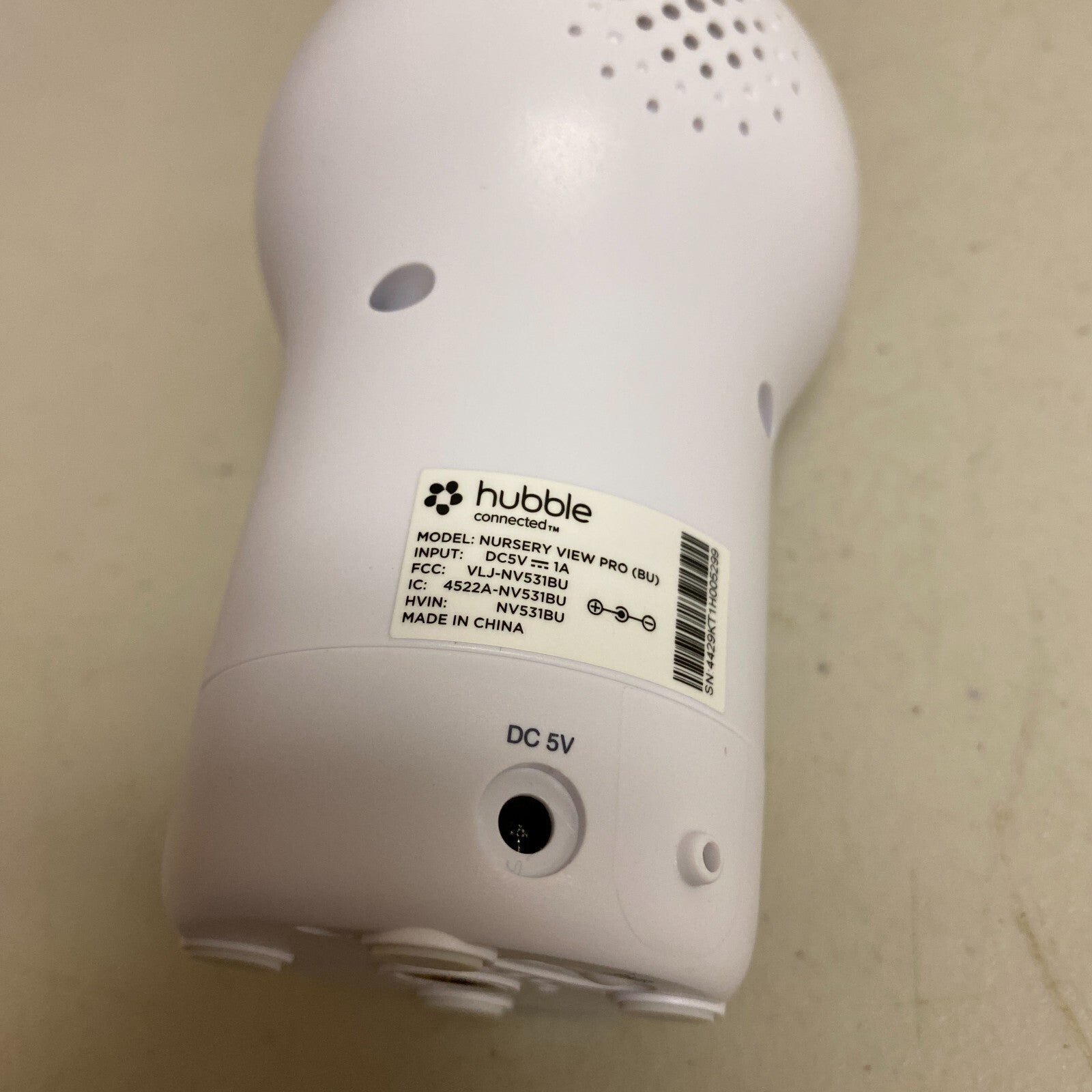 Hubble Connected Nursery View Pro 5" Video Baby Monitor Camera With Sounds