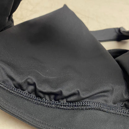 DSG Women's Medium Support Aspire Bra Halter Straps Pure Black DAW12702C New