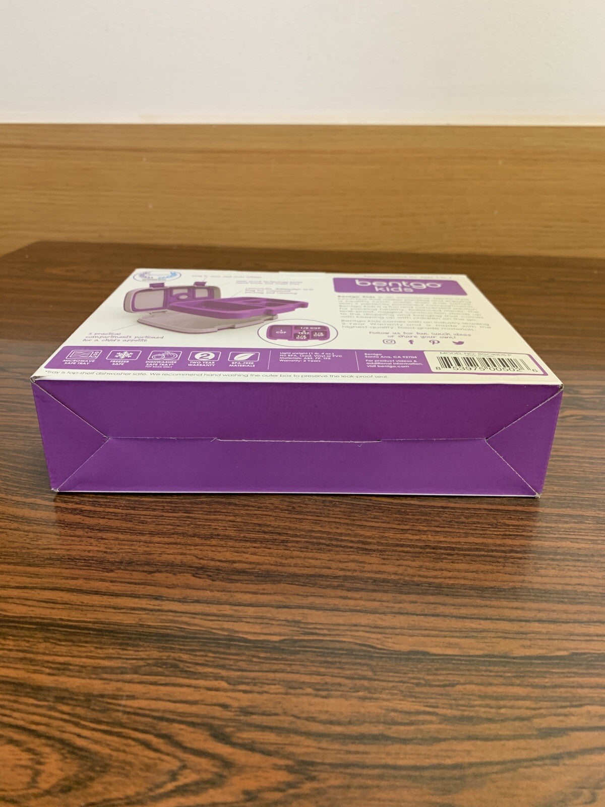 Bentgo Kids Childrens Lunch Box Bento-Styled Lunch Durable and Leak Proof Purple