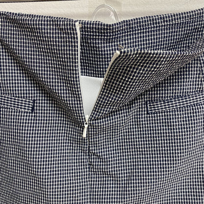 Lady Hagen Womens Skort Seersucker Built in Brief White Navy WGH17445 BRAND NEW