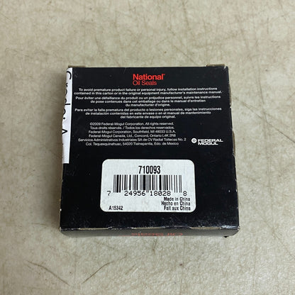 National (Federal Mogul) Oil Seal Nitrile Multi Lip Spring 710093
