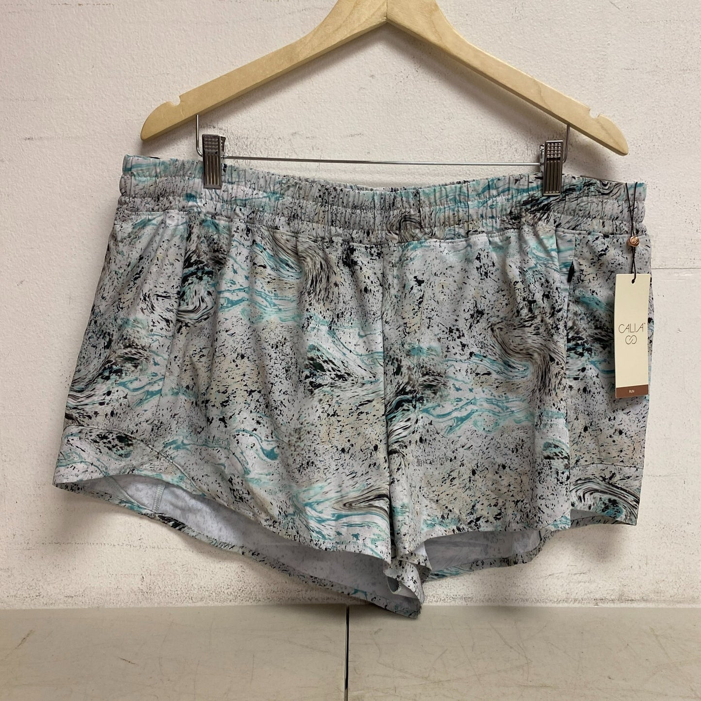 Calia Womens Mid Rise Infinity Run Short Cool Multi Summer Stylish WAX12336PRT