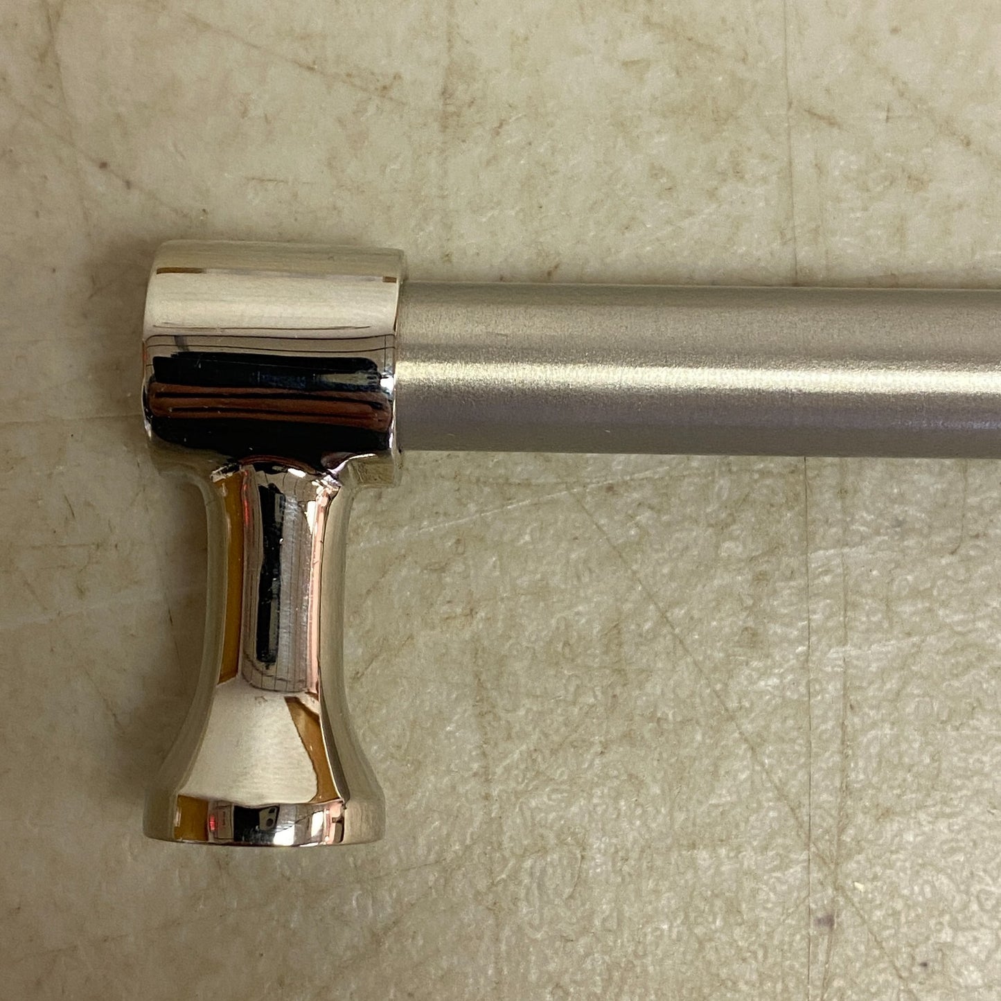 Signature Hardware 8" Strasbourg Solid Brass Cabinet Pull - Polished Nickel Legs