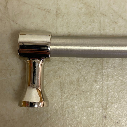 Signature Hardware 8" Strasbourg Solid Brass Cabinet Pull - Polished Nickel Legs