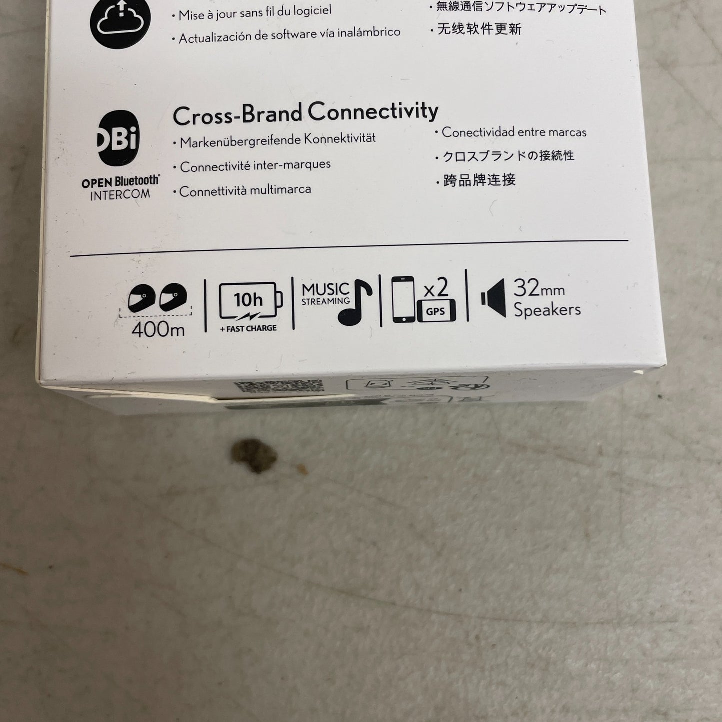 Cardo Spirit Single Bluetooth Motorcycle Intercom IP65 Waterproof SPRT0001