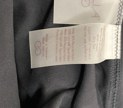 Calia Women's Swim Collection Cute High Rise Swim Skirt Pure Black WSA23504 New!