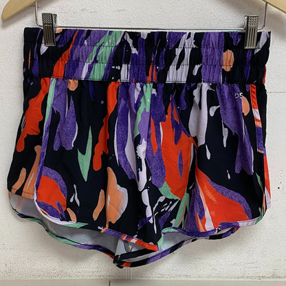 DSG Women's 3â High Rise Stride Multi Landscape Black Shorts Summer DAW12327PR