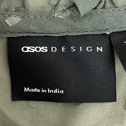 Asos Design Forest Green polyester Women's Dress US size 6