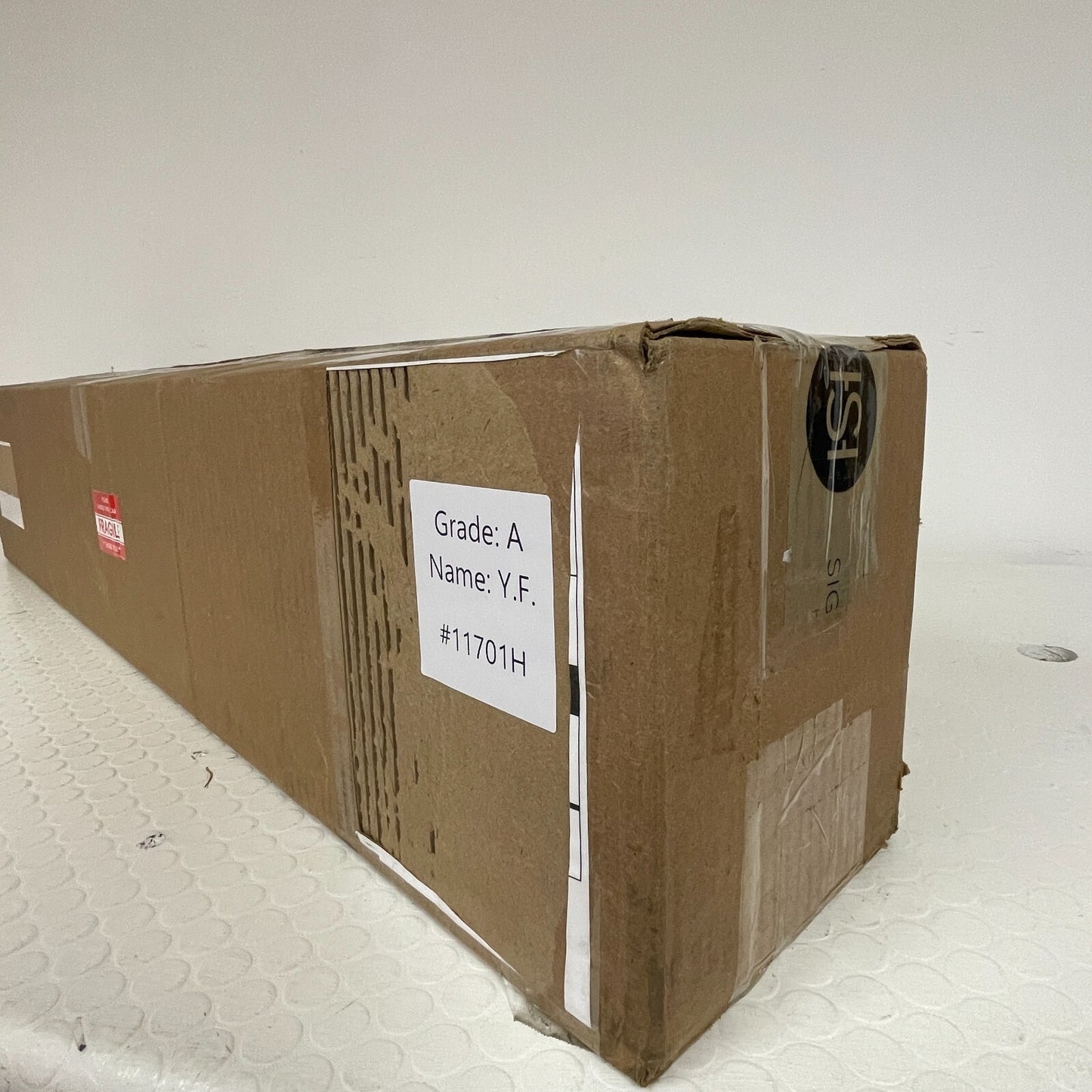 Signature Hardware 37" Quartz Vanity Backsplash 3 cm Arctic White SH432955