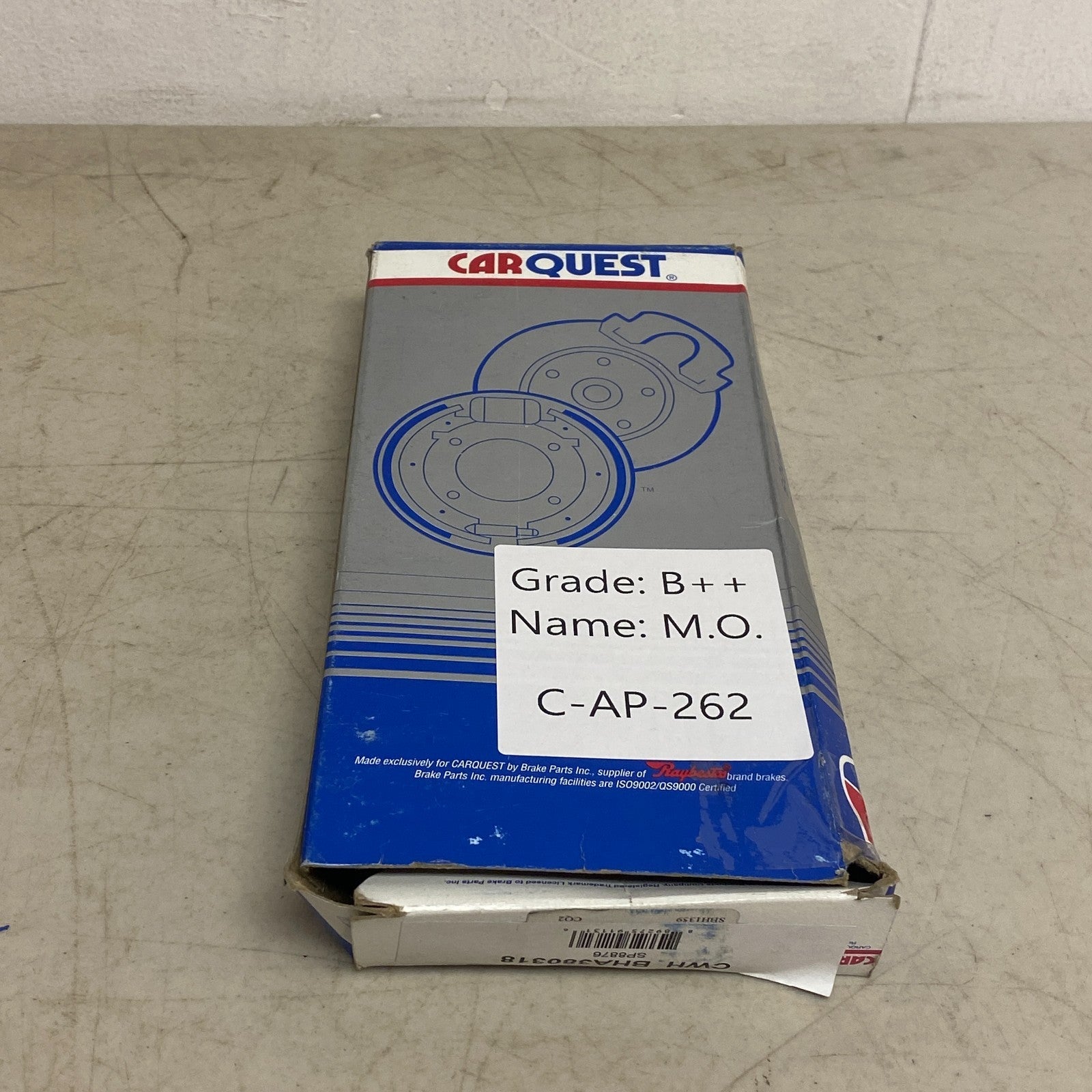 CARQUEST Brake Hydraulic Hose Assembly Black EPDM Rubber Model BHA380318