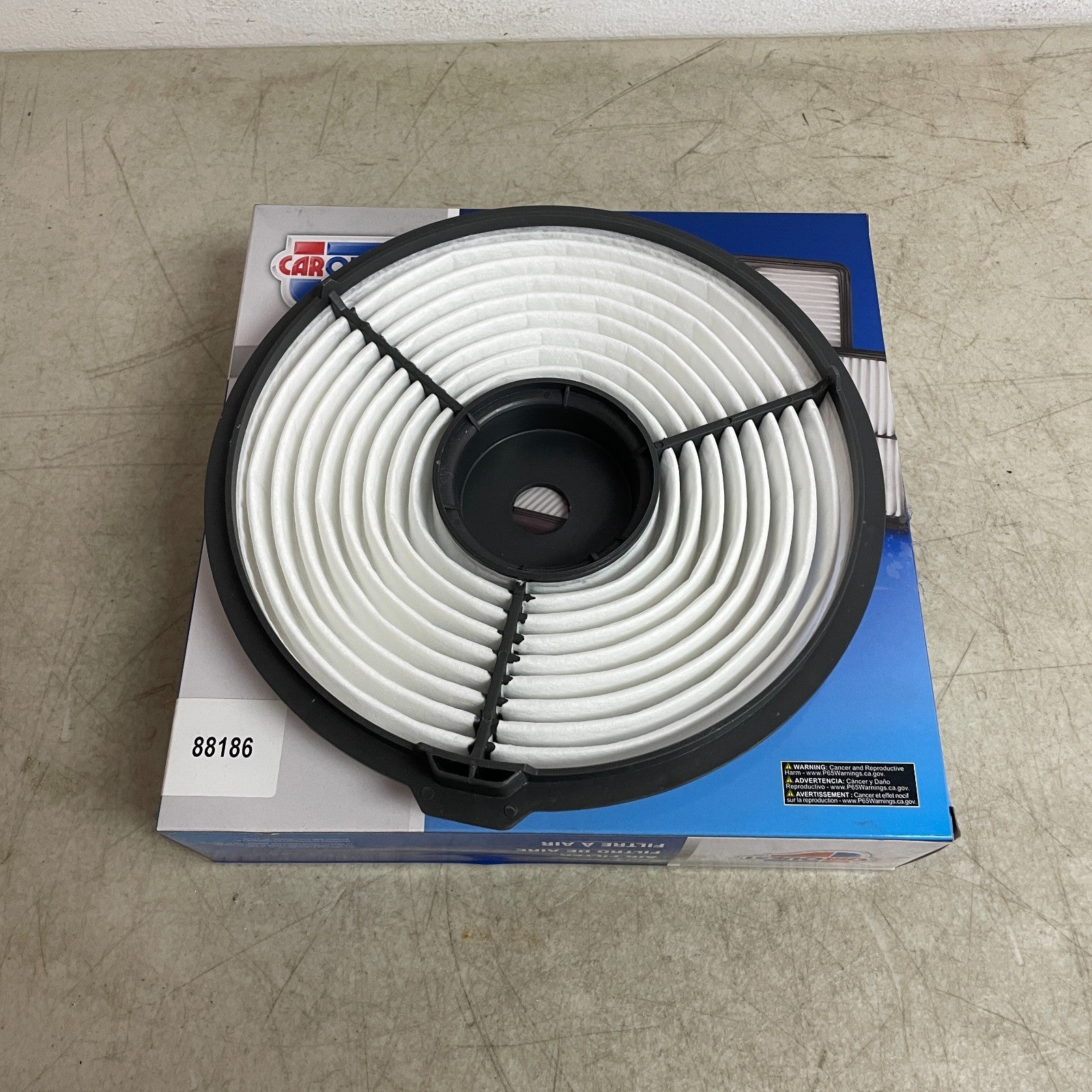 Carquest 88186 Engine Air Filter 99% Filtration 9.57″ OD × 1.42″ Thick