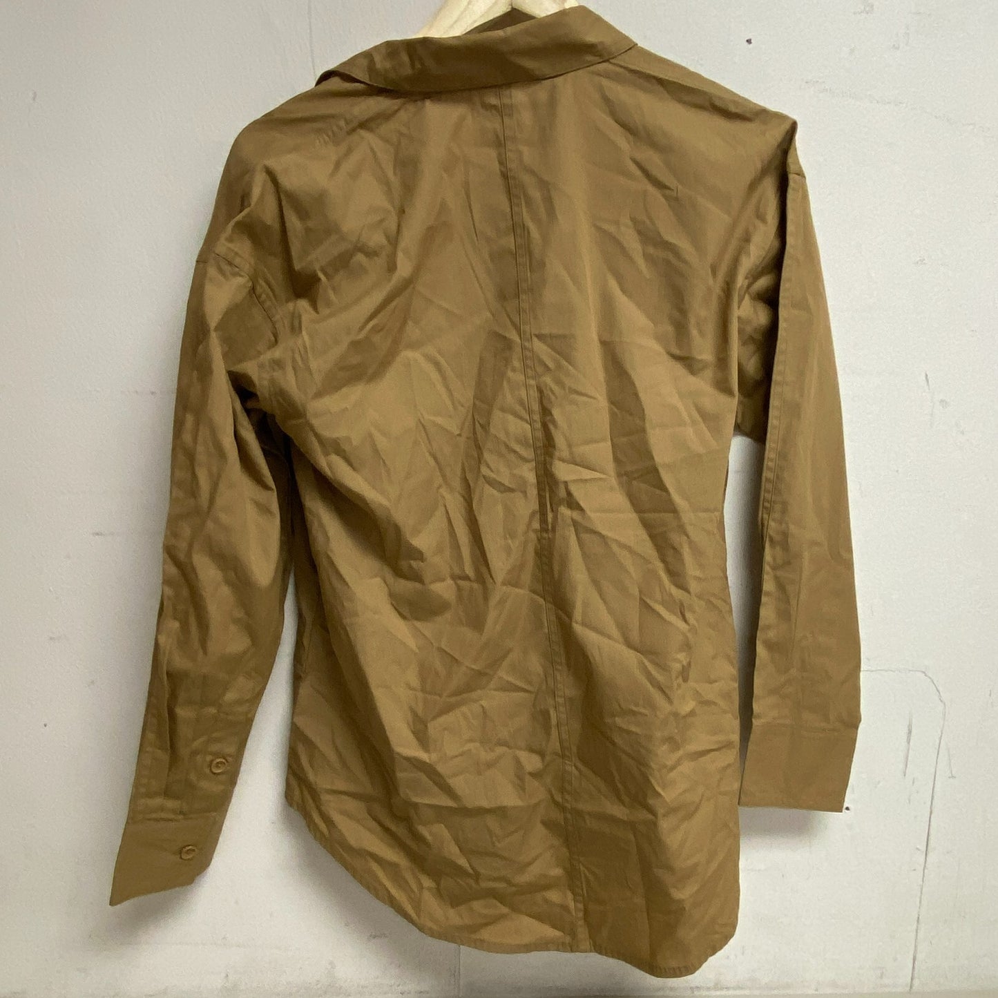 DSG X TWITCH + ALLISON Women's Boyfriend Woven Button Down Sahara Sand BOSSW2210