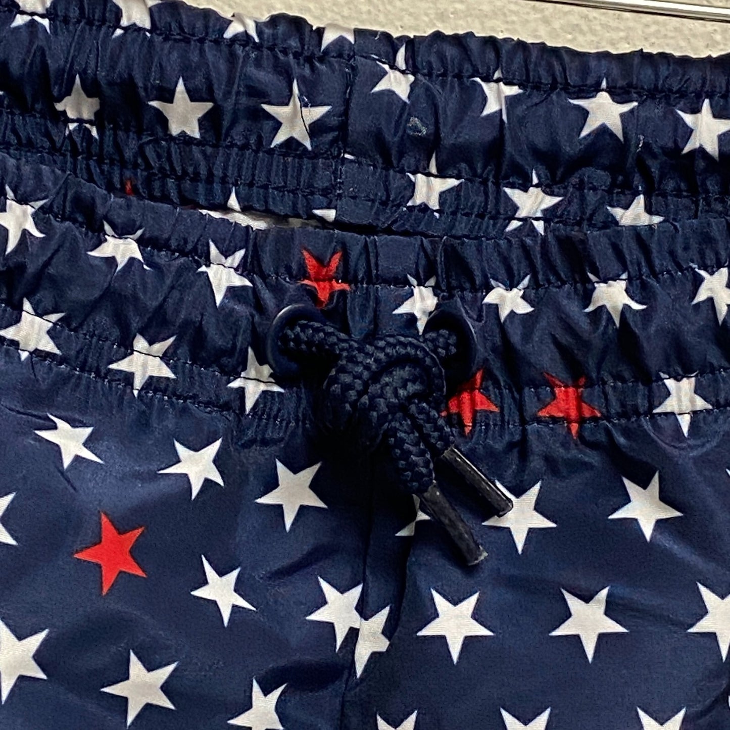 DSG Boy's Training Woven Volley Short Print University Navy Stars DAB12113PRT