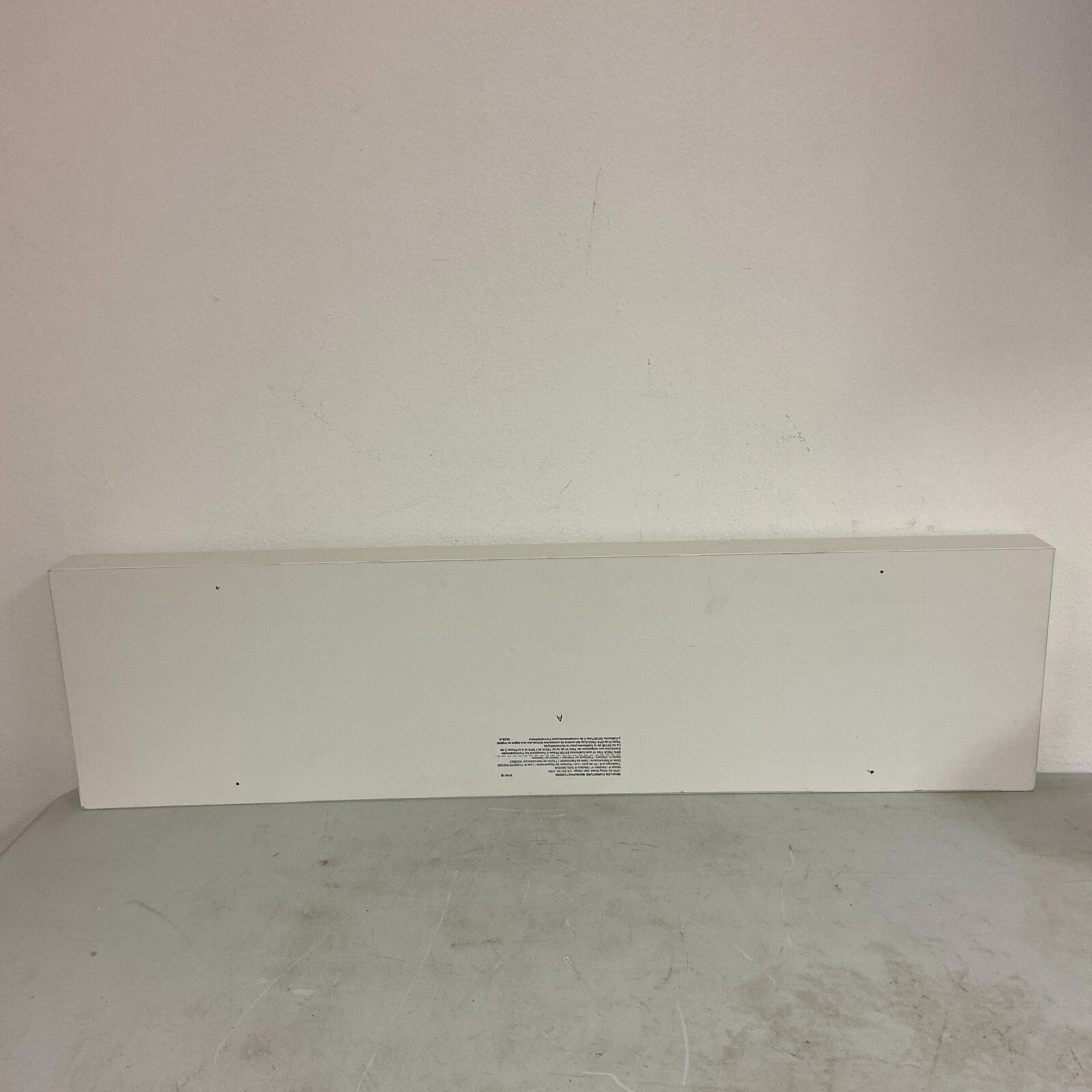 allen + roth 36in Shelf White Finish 36in x 9.5in x 7.75in