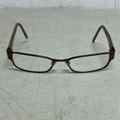 Diesel Women Eyeglasses Patterned glasses 8/3 51-17 Brown/Beige  USED -VERY GOOD