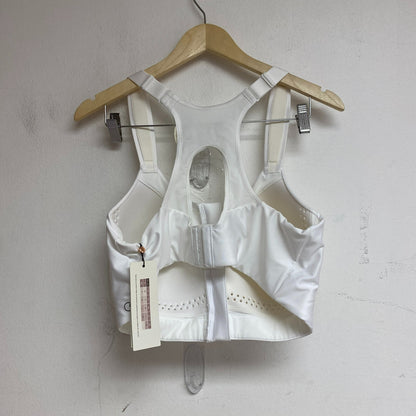 Calia Women High support Go All Out Zip Front Bra Pure White WAX17103EW