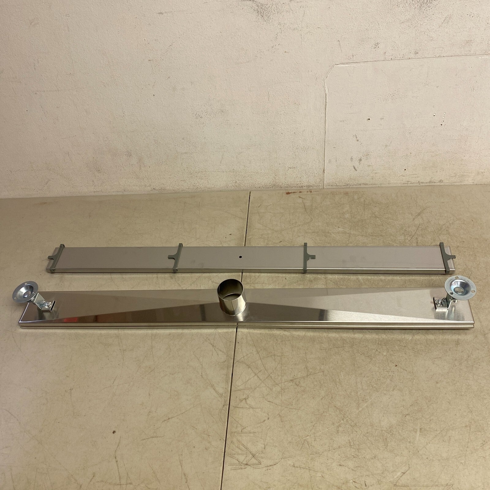 Signature Hardware 36" Cohen Linear Tile-In Shower Drain - Brushed Stainless S..