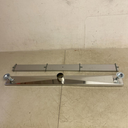 Signature Hardware 36" Cohen Linear Tile-In Shower Drain - Brushed Stainless S..