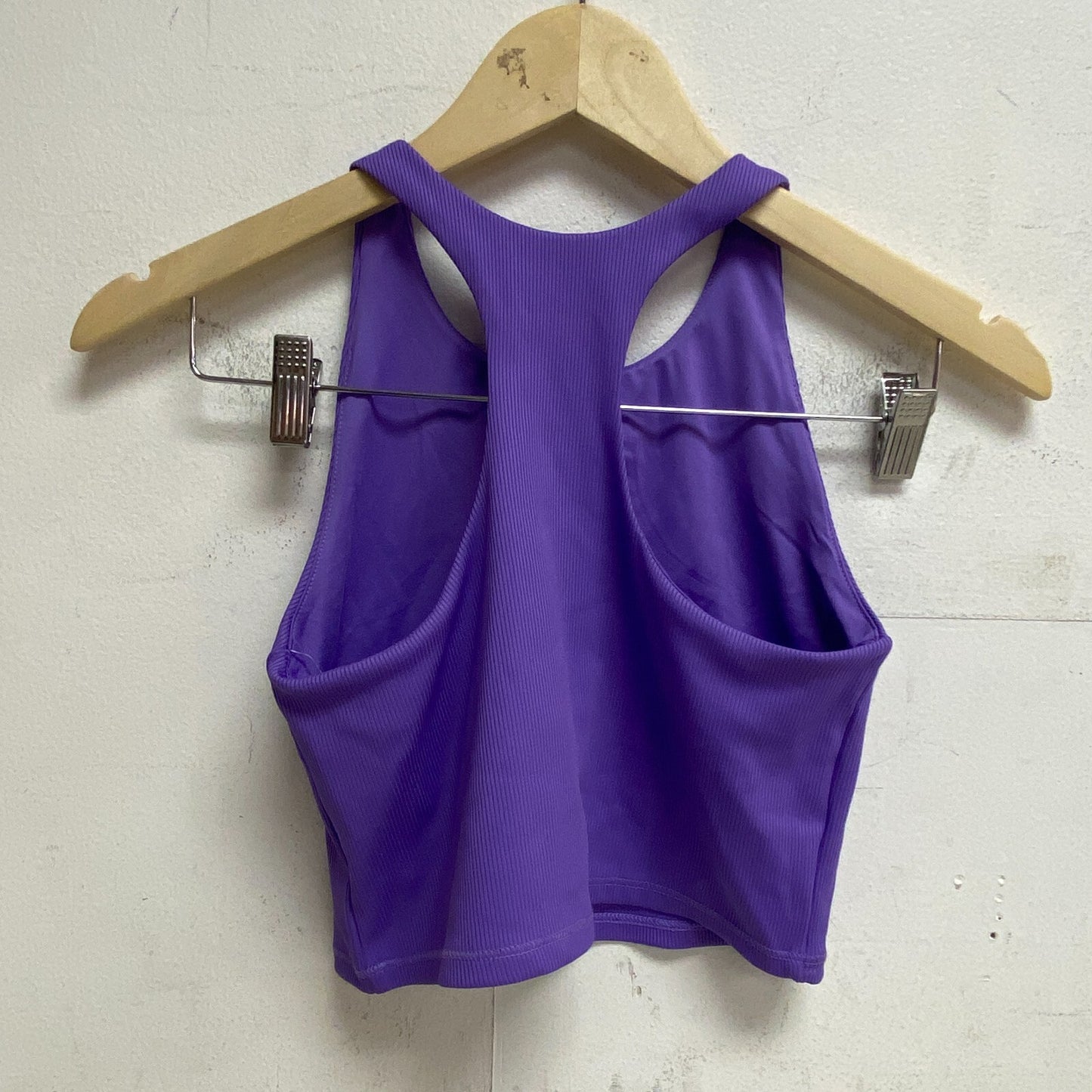 DSG Girls' Performance Ribbed Shelf Bra Tank Top Electric Violet DAG12109R New
