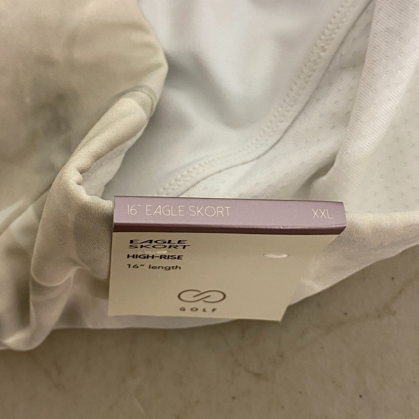 CALIA Women's 16" Eagle Golf Skort Tan Aquatic Coral Print WCG17021PRTS23