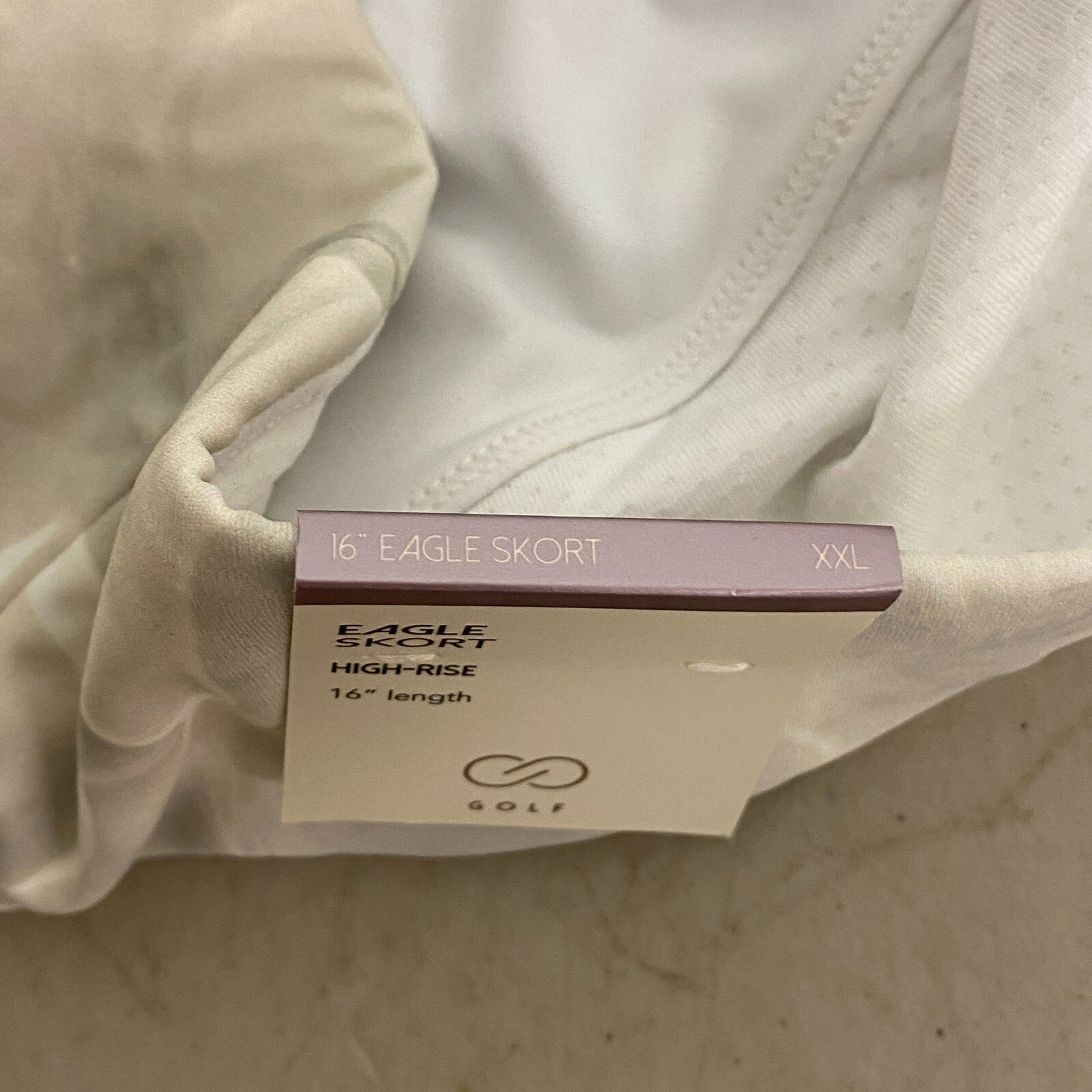 CALIA Women's 16" Eagle Golf Skort Tan Aquatic Coral Print WCG17021PRTS23