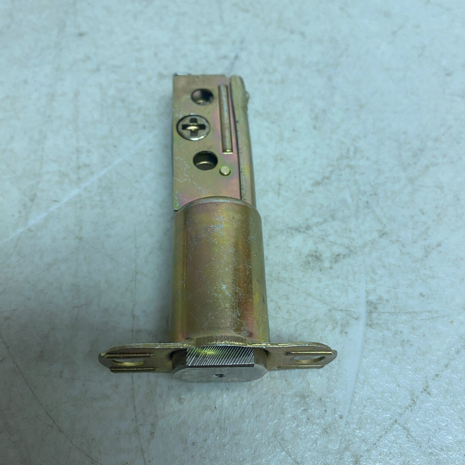 Signature Hardware Deadbolt 2-3/4'' Latch Set - Satin Brass