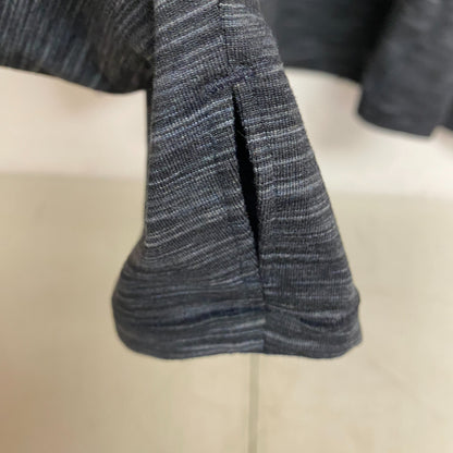 Alpine Design Women's W AD Field Knit Long Sleeve Mock Neck Black Space Dye New!