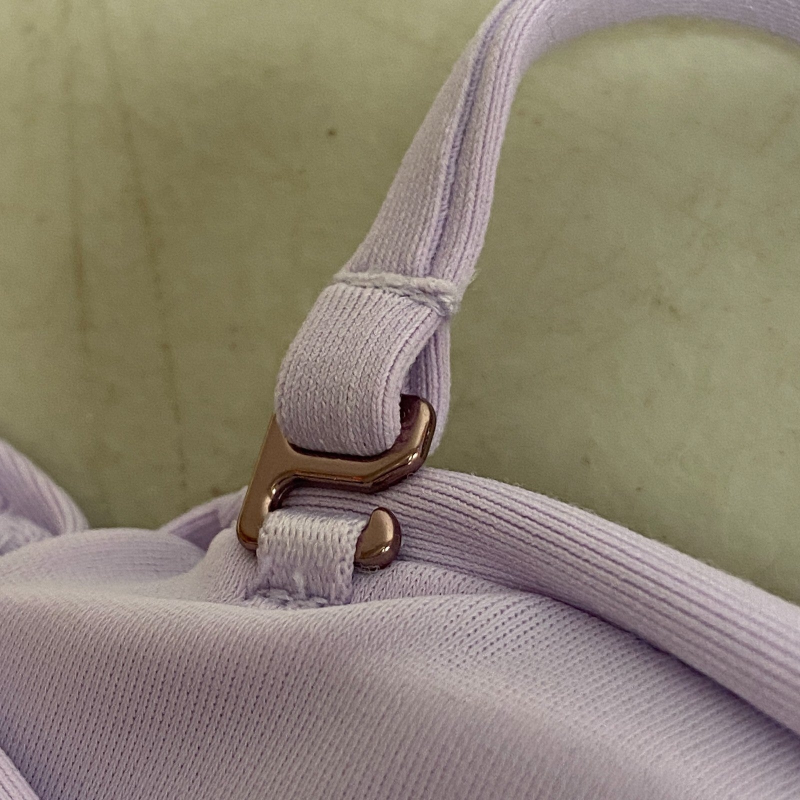 CALIA Women's Shirred Strapless Bandeau Low Support SwimTop Lilac Flash WSA23202