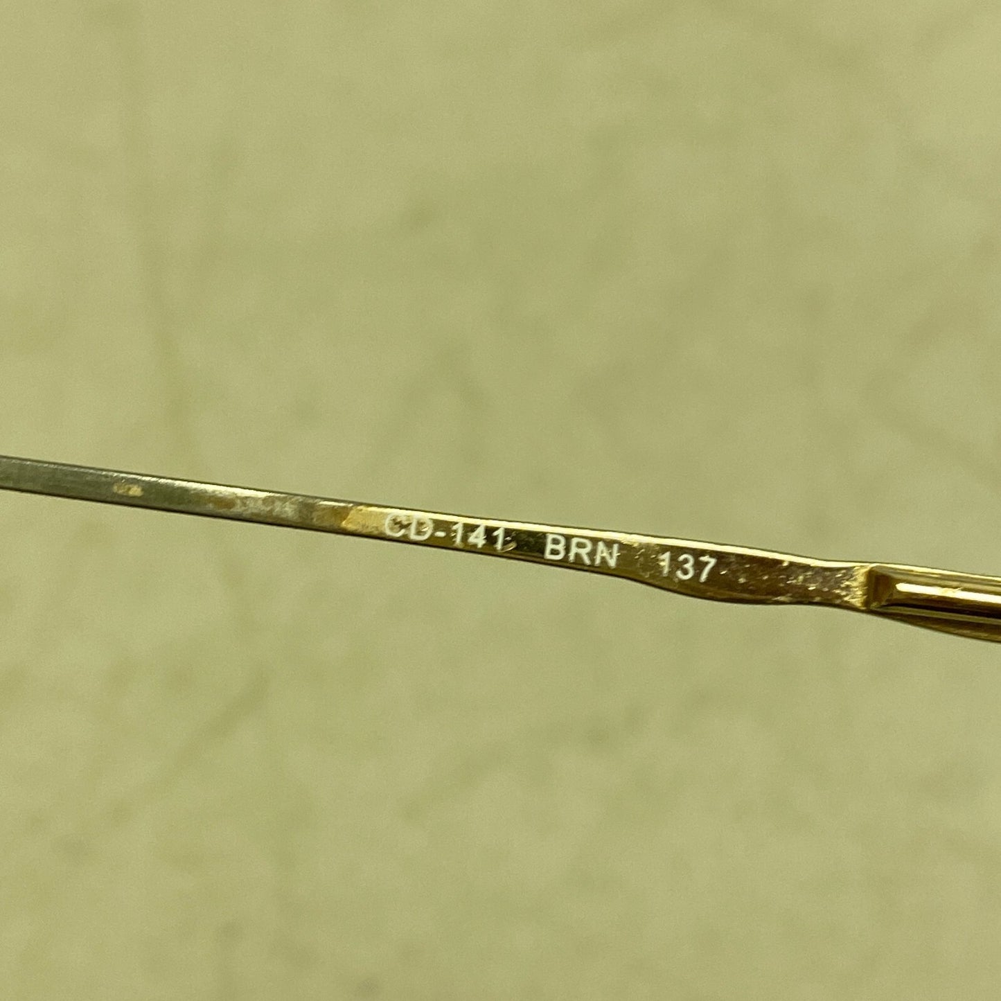 CATHERINE DENEUVE CD-141 Dark Brown Matte Women’s Eyeglasses Frame - Used-Good