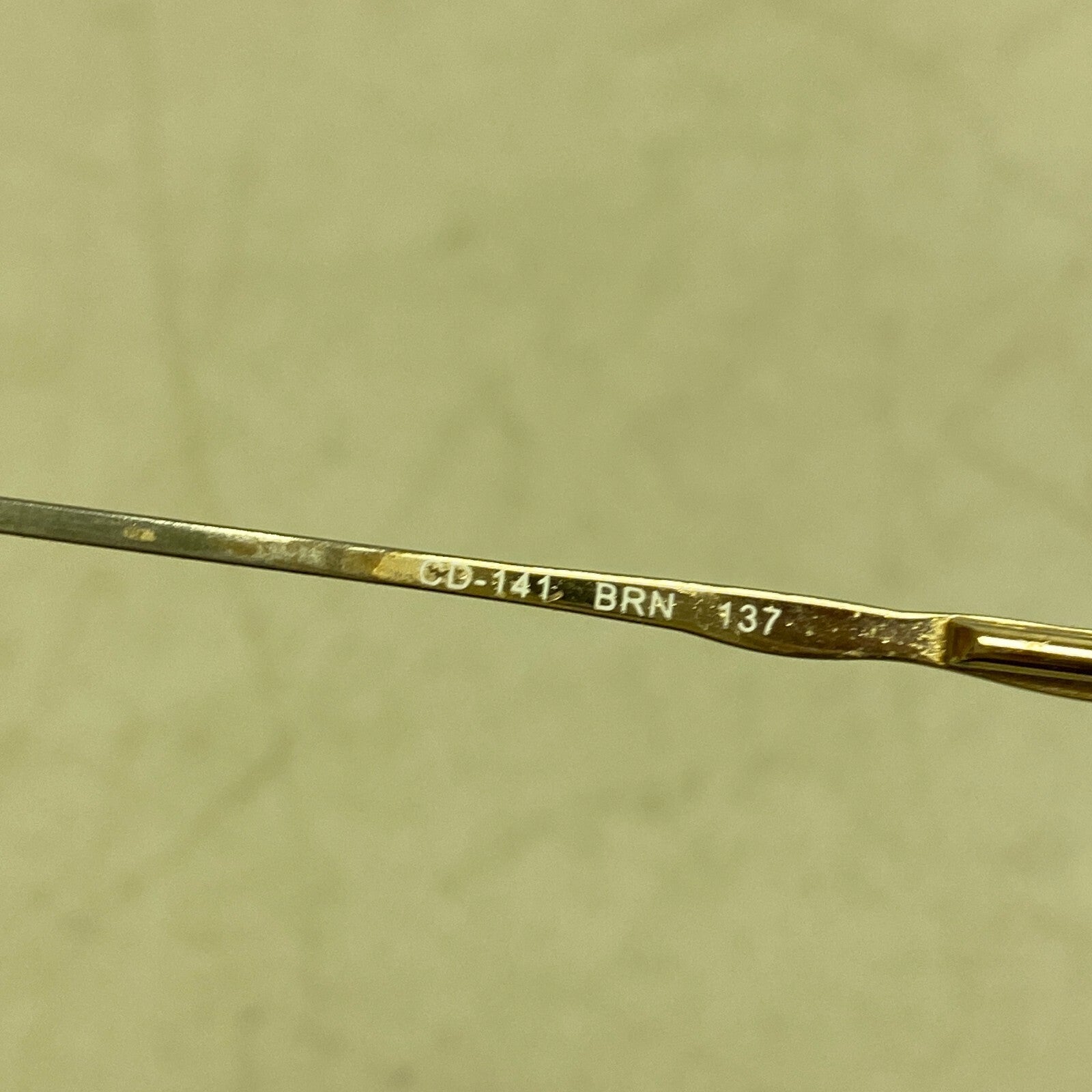 CATHERINE DENEUVE CD-141 Dark Brown Matte Women’s Eyeglasses Frame - Used-Good