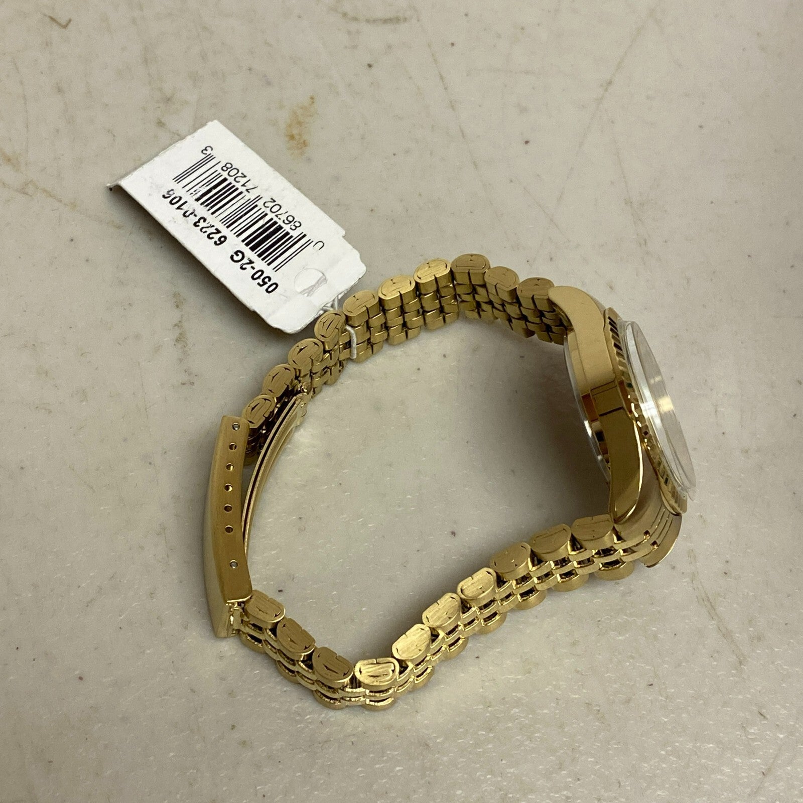 Armitron Women's Genuine Crystal Accented Day/Date Bracelet Watch, 75/5849GP